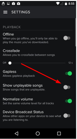 Spotify App Settings Greyed Out