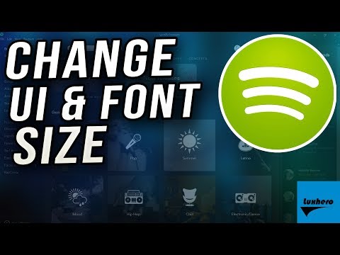 Change Size Of Font On Spotify Mac